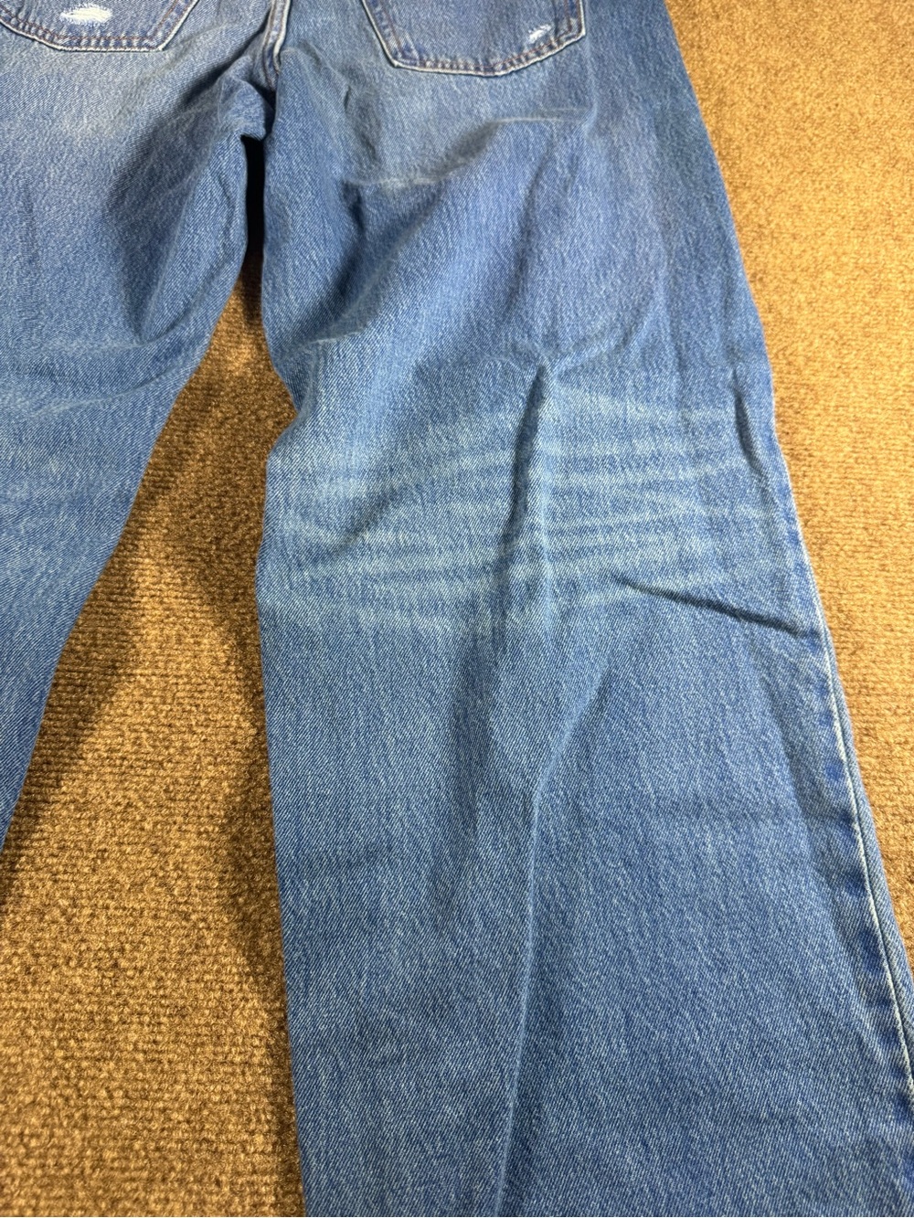 Universal Thread Jeans Size 6 Women's Mid Rise 90s Baggy Dark Wash Distressed - Picture 8 of 12
